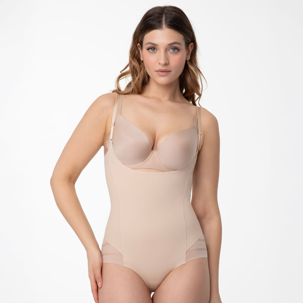 Shapewear Bodysuit with Open Bust