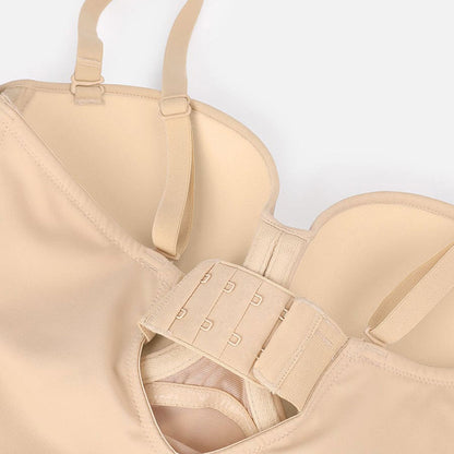 bēšs premium kvalitātes koriģējošs bodijs ar noņemamām lencītēm. pielāgojumam stingrība