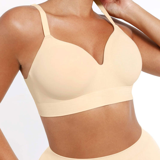 Bezvadu bezšuvju krūšturis ar koriģējošu efektu – sieviešu shapewear apakšveļa ar vieglu atbalstu.