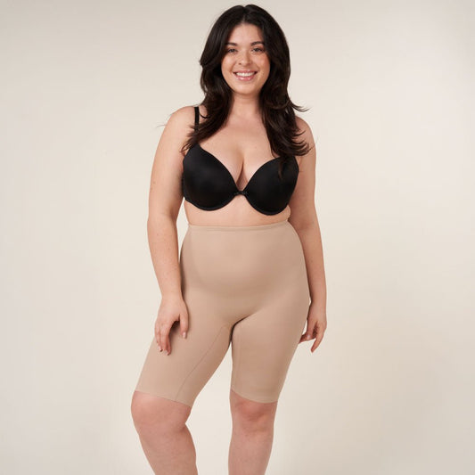 Augstas Jostasvietas Koriģējoši Šorti Essentials - ElorélleBēšsShapewear