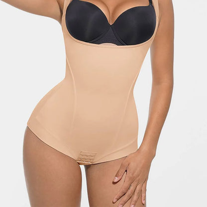 Bezšuvju shapewear bodijs bez krūštrura ikdienai un svētkiem, iegūsti formu ar elorelle