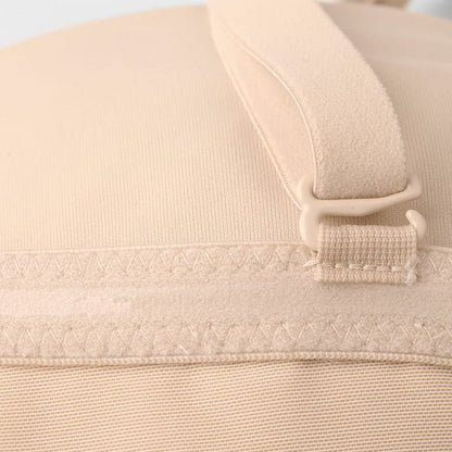 Premium Bodijs ar Noņemamām Lencītēm un Klasisko Piegriezumu - Bella - ElorélleBēšsShapewear