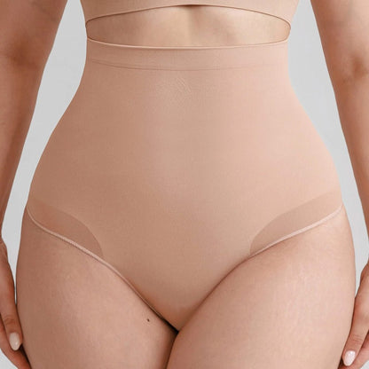 Bezvīļu Koriģējošās Biksītes ar Augsto Malu - ElorélleBēšsShapewear