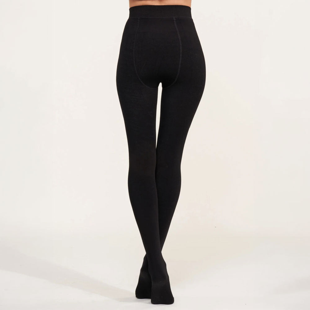 Black Thermal Tights with Insulation