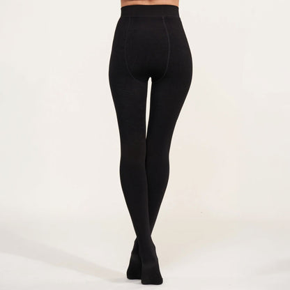 Black Thermal Tights with Insulation